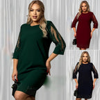 💥👗【Cumpără 1 primești 1 gratis】【S-5XL】Rochie elegantă de vară 2025, nouă modă, mărime mare