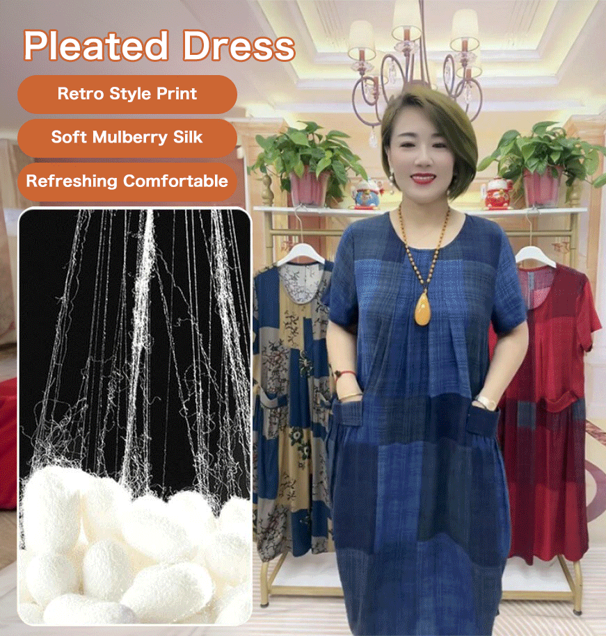 👗【Cumpărați 1 Primiți 1 gratuit】❤️【50-100 kg】2025 Rochie de călătorie în carouri, la modă lejeră Rochie confortabilă pentru mamă