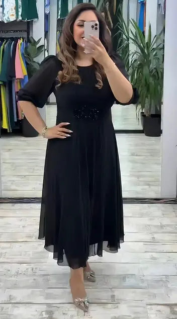 💥👗【S-5XL】Rochie nouă la modă, design clasic, elegantă și simplă