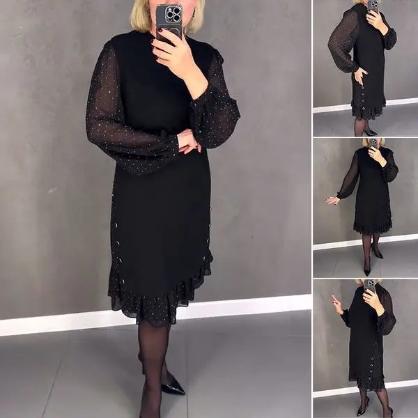 💖💖【S-5XL】🍁🍂【cumpără unul primește unul gratuit】Rochie nouă la modă de toamnă și iarnă de înaltă calitate