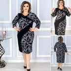 🔥【Cumpără 1 Primește 1 Gratis】【🏆️Vânzare fierbinte】🌷 [S-5XL] 2025 Noua rochie eleganta imprimata