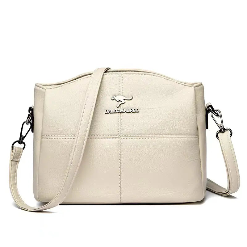 🔥【Cumpărați 1, primiți 1 gratuit】👜👜 Geantă de umăr din piele naturală, în stil nou, retro lucrată manual, la modă și versatilă
