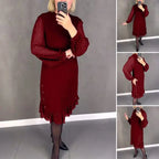 💖💖【S-5XL】🍁🍂【cumpără unul primește unul gratuit】Rochie nouă la modă de toamnă și iarnă de înaltă calitate