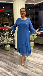 【Cumpără 1 primești 1 gratis】【S-5XL】 ❤️2026 Noi rochii de înaltă calitate din sifon de înaltă calitate
