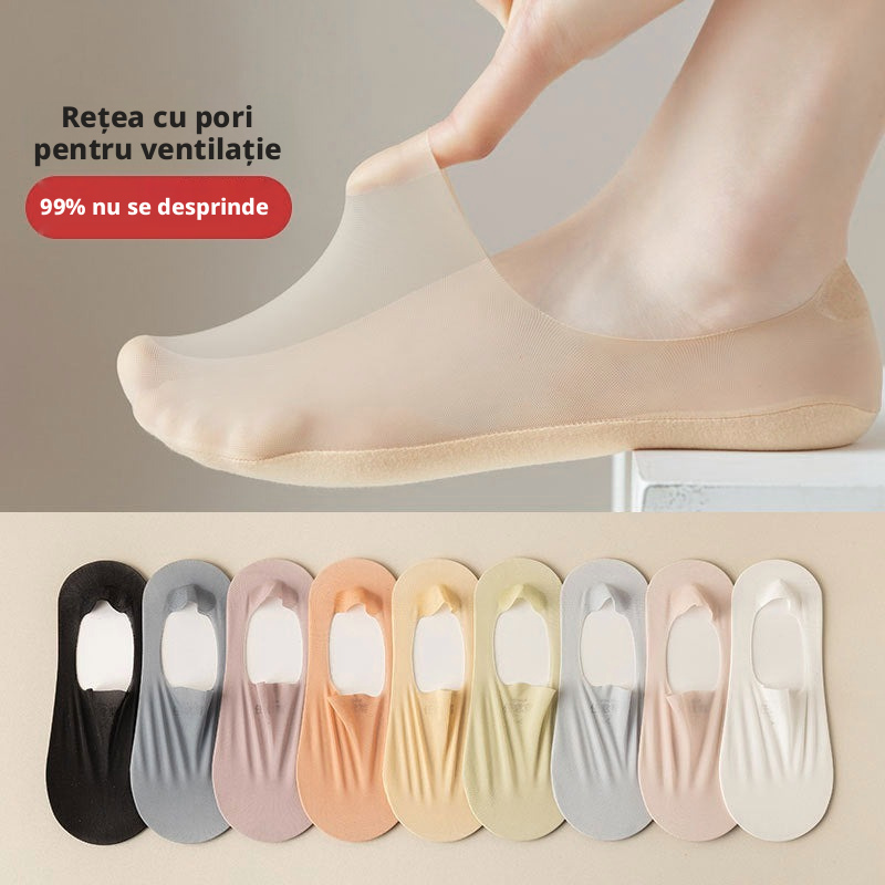 【Ofertă Limitată】Ciorapi de mătase rece ultra-subțiri pentru femei Șosetele