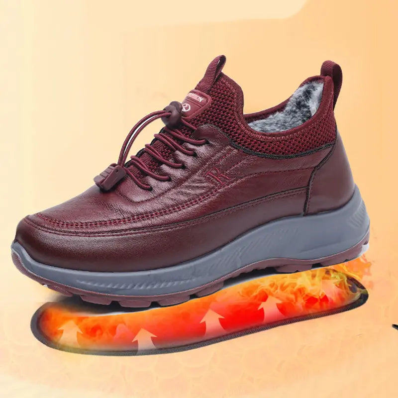 🔥【35-41】 2024 toamna si iarna pantofi sport si casual noi cizme din bumbac anti-alunecare cu talpa moale