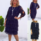 🥰【Cumpara 1 obtine 1 gratuit】[S-5XL] Rochie nouă elegantă cu buline cu croială largă