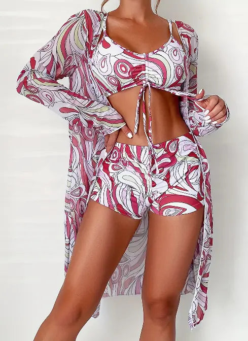 【✨Cumpără 1 primești 1 gratis】👙 Noul costum de baie din trei piese de modă nouă, mai multe culori disponibile