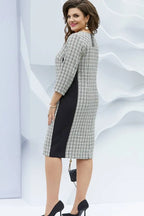 🍃【Cumpărați 1, primiți 1 gratuit】【S-5XL】🍂Nouă rochie elegantă în carouri pentru primăvară.