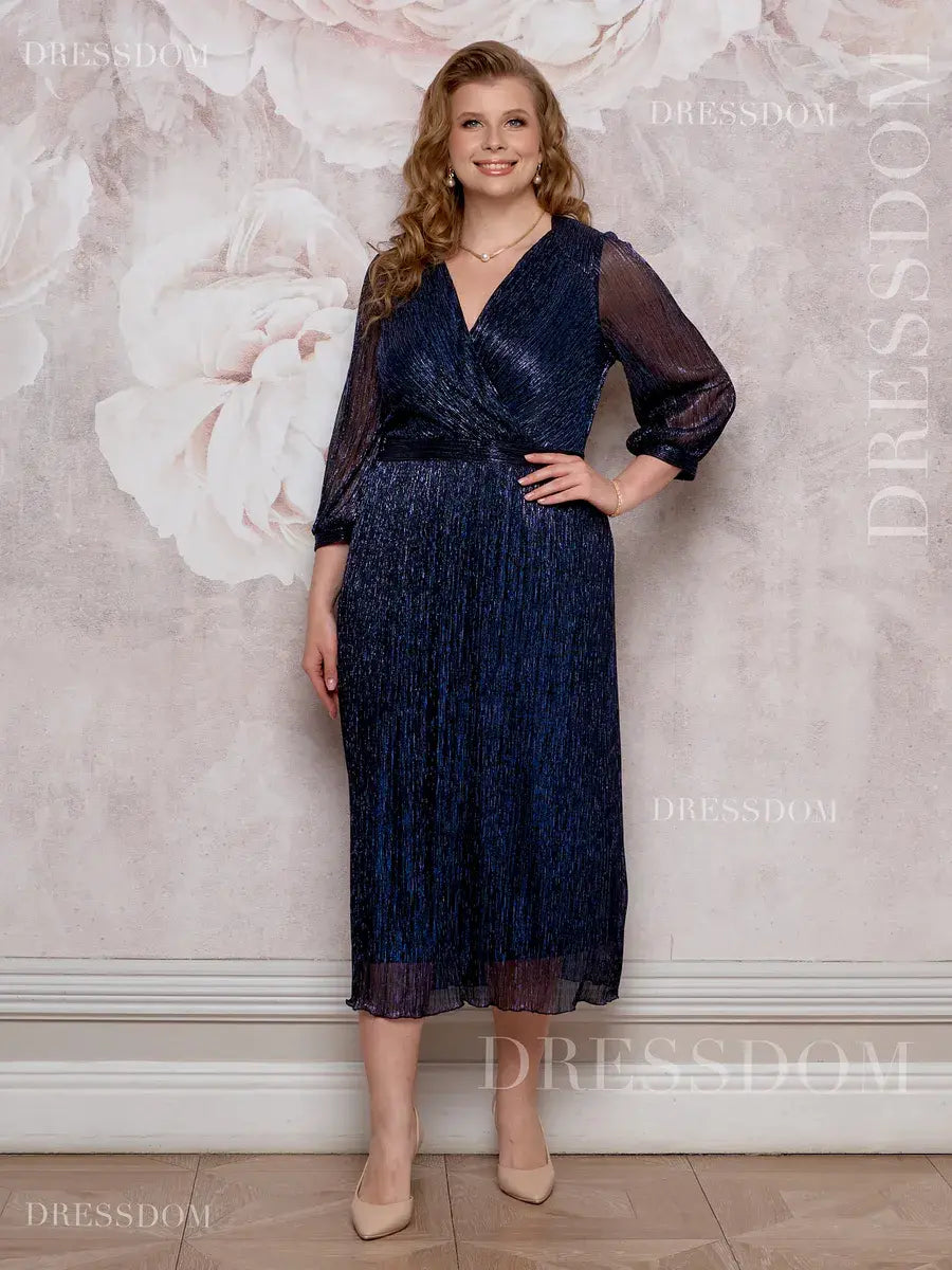 【S-5XL】Rochie cu efect de degrade strălucitor｜Ușoară și vaporoasă｜Elegantă și întineritoare