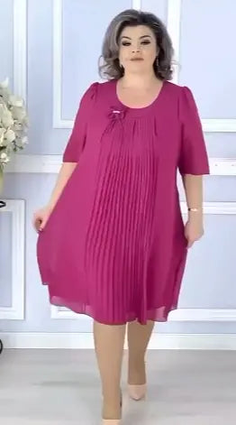 【S-5XL】2025 primăvară nouă rochie de sifon de înaltă calitate, elegant și temperament