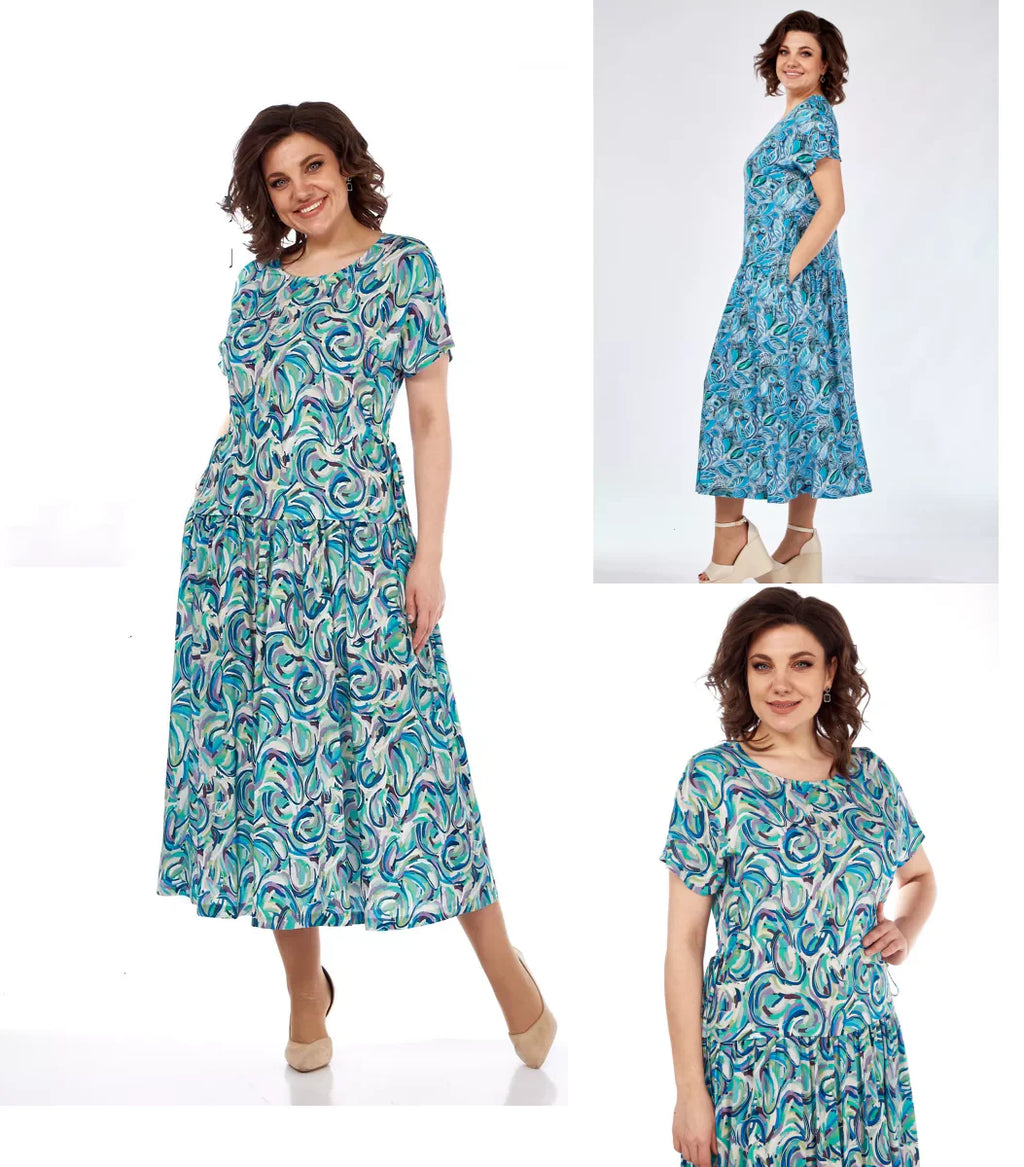 🔥🥰【S-5XL】Rochie nouă și elegantă din șifon de înaltă calitate