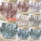 ✔🔥【Cumpărați 8, primiți 8 gratuit】🔥Slip de damă cu talie înaltă, antibacteriană, absorbantă de umiditate