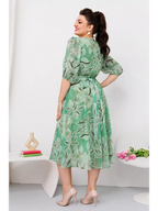 【🏆Produse noi, foarte bine vândute】🌸💥【S-5XL】Rochie elegantă nouă, cu imprimeu