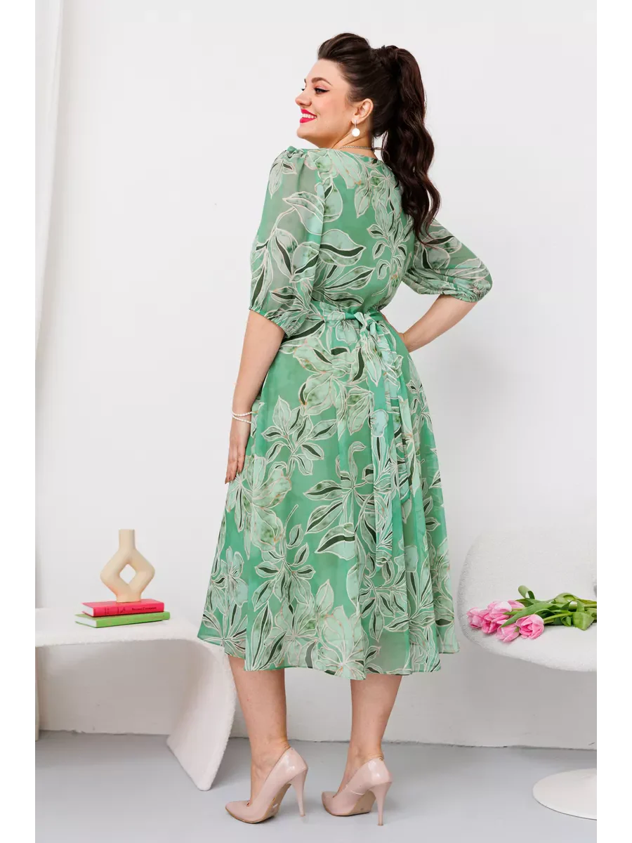 【🏆Produse noi, foarte bine vândute】🌸💥【S-5XL】Rochie elegantă nouă, cu imprimeu