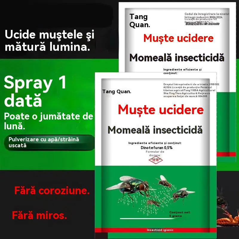 🦟【5/10 /20 pungi】 🦟Insecticid spray pentru uciderea muștelor de fermă, inodor, medicament pentru uciderea țânțarilor, uz casnic