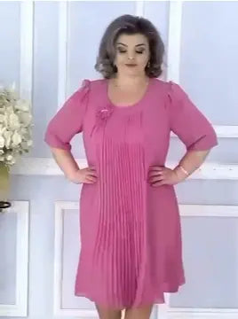 【S-5XL】2025 primăvară nouă rochie de sifon de înaltă calitate, elegant și temperament
