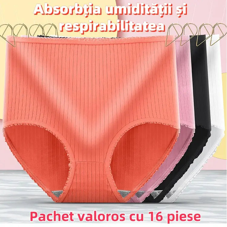 🔥【Cumpărați 8, primiți 8 gratuit】🔥REDUCERE DE ULTIMA ZI 49% REDUCERE🔥lenjerie higroscopică antibacteriană pentru femei cu talie înaltă