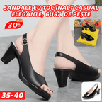 💞【45% OFF】【35-40】【Cumpara 1 obtine 1 gratuit】Sandale cu toc înalt casual, elegante, gura de pește