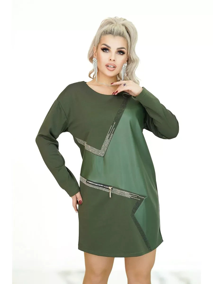 👗💥【Livrat în 7 zile】【S-5XL】Rochie șic de toamnă și iarnă la modă