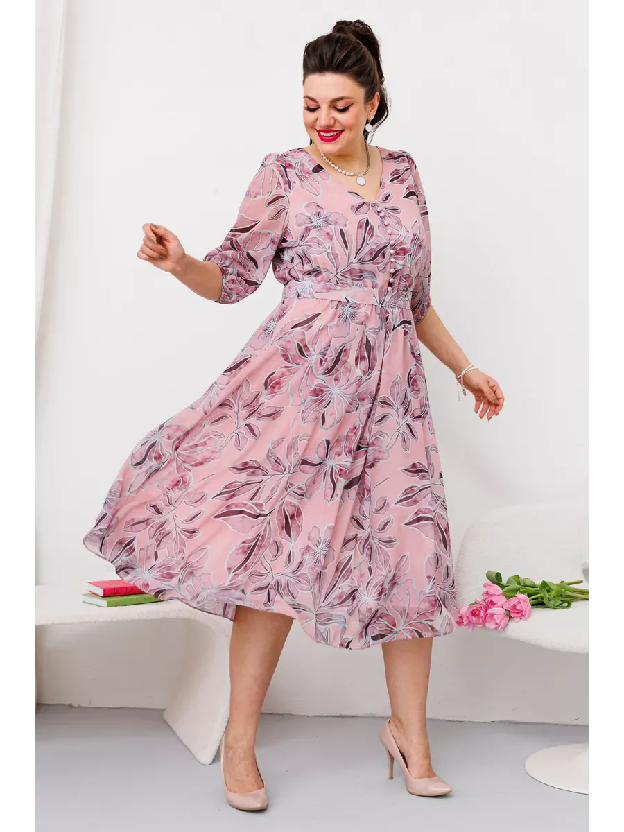 【🏆Produse noi, foarte bine vândute】🌸💥【S-5XL】Rochie elegantă nouă, cu imprimeu