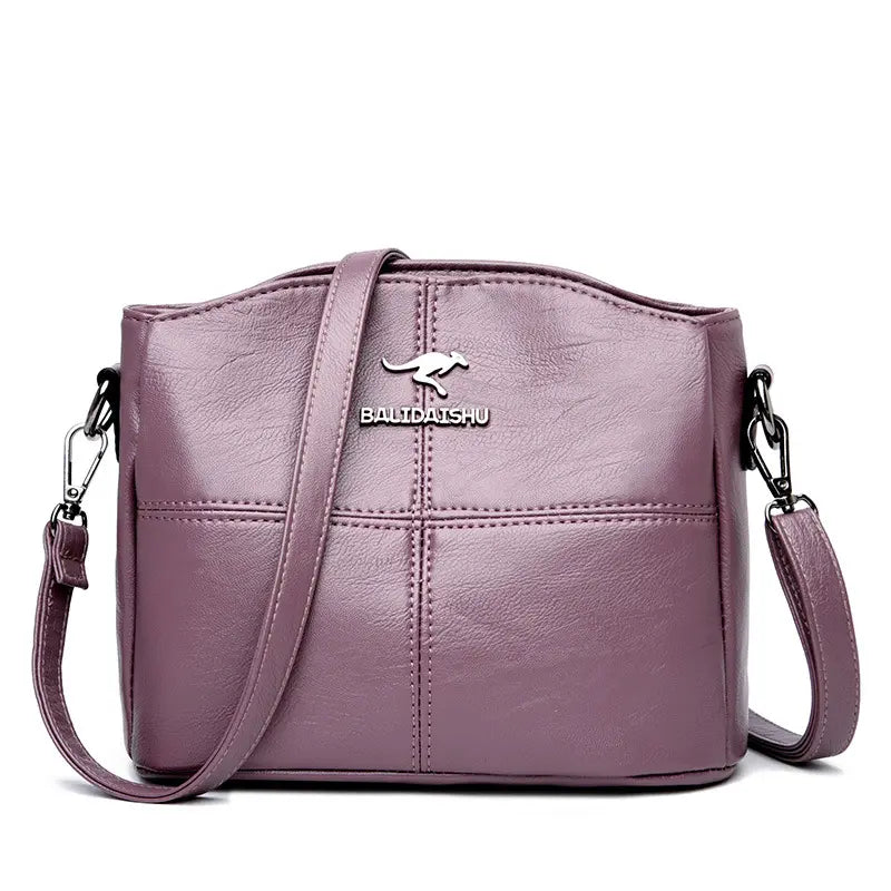 🔥【Cumpărați 1, primiți 1 gratuit】👜👜 Geantă de umăr din piele naturală, în stil nou, retro lucrată manual, la modă și versatilă