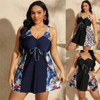 🏖️🏝️【Cumpără 1, primești 1 gratuit】✨️Costum de baie din două piese pentru femei plinuțe｜Subțiază optic și ascunde abdomenul｜Confortabil și lejer｜Disponibil în mai multe modele