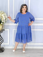 💖【S-5XL】2025 Rochie florală elegantă de modă