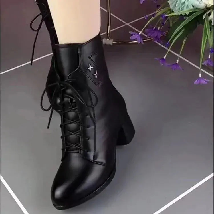 【35-41】2024 noi cizme din piele cașmir de toamnă și iarnă