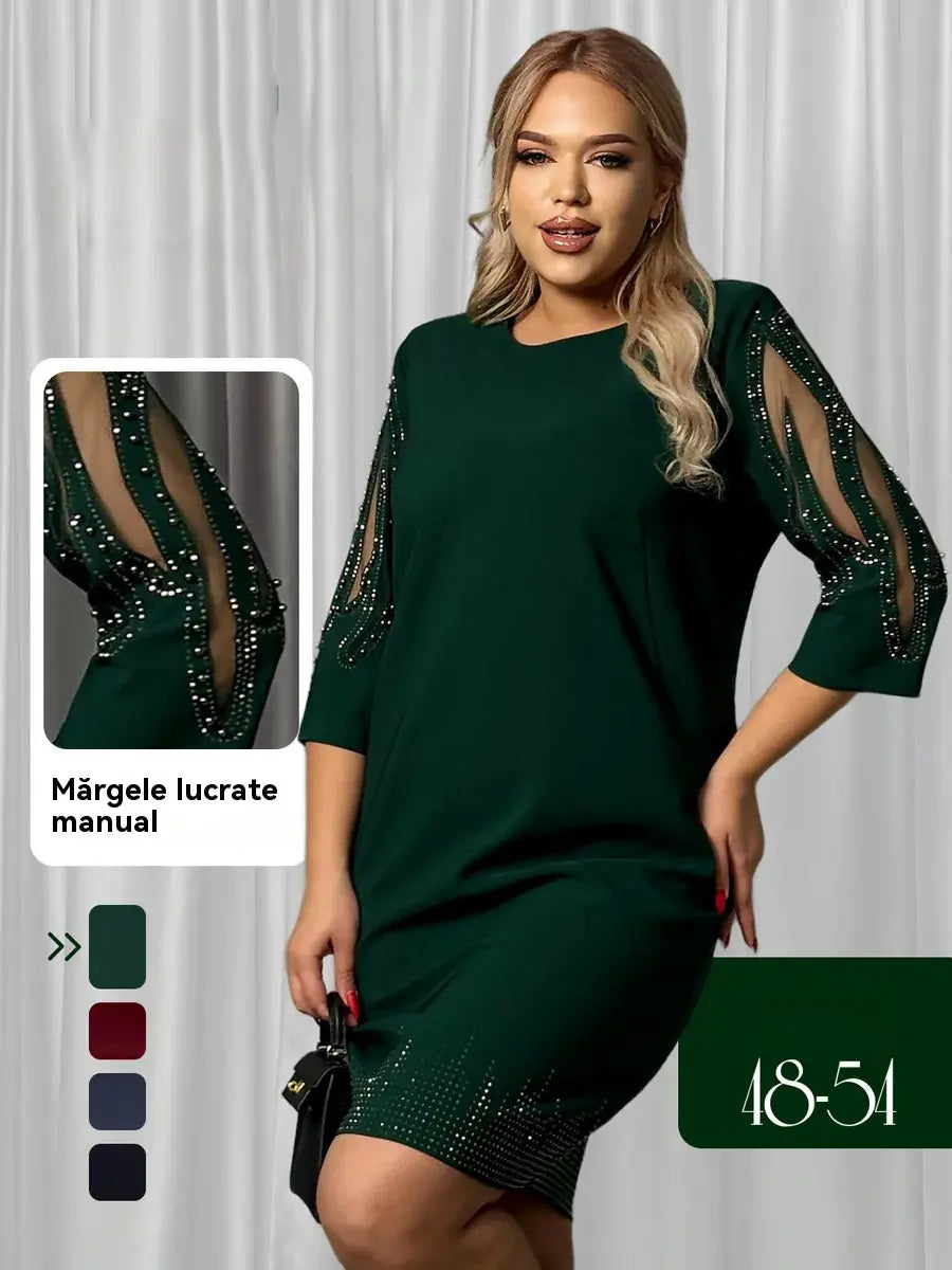 💥👗【Cumpără 1 primești 1 gratis】【S-5XL】Rochie elegantă de vară 2025, nouă modă, mărime mare