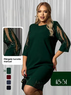 💥👗【Cumpără 1 primești 1 gratis】【S-5XL】Rochie elegantă de vară 2025, nouă modă, mărime mare