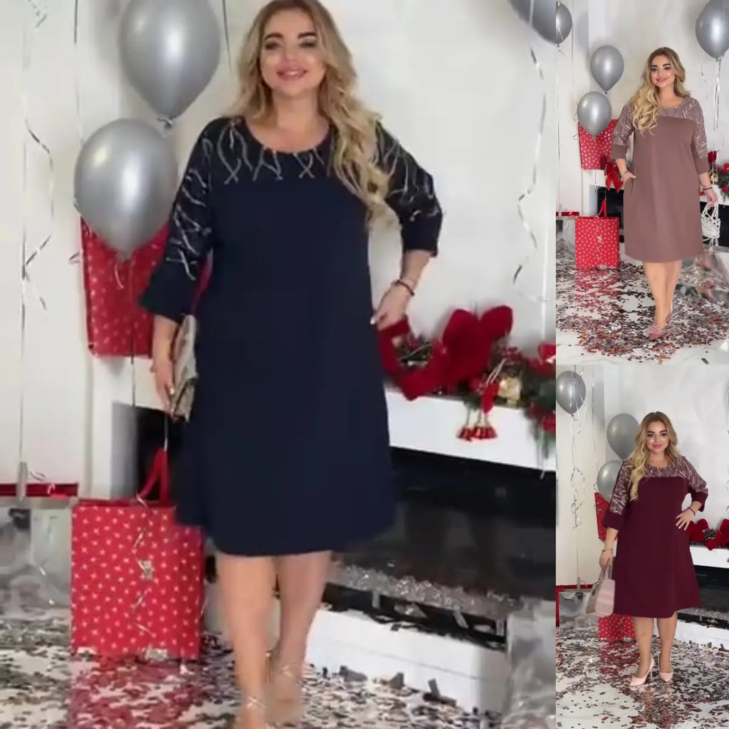 💖💖【S-5XL】2025 Rochie nouă și elegantă de toamnă și iarnă de înaltă calitate