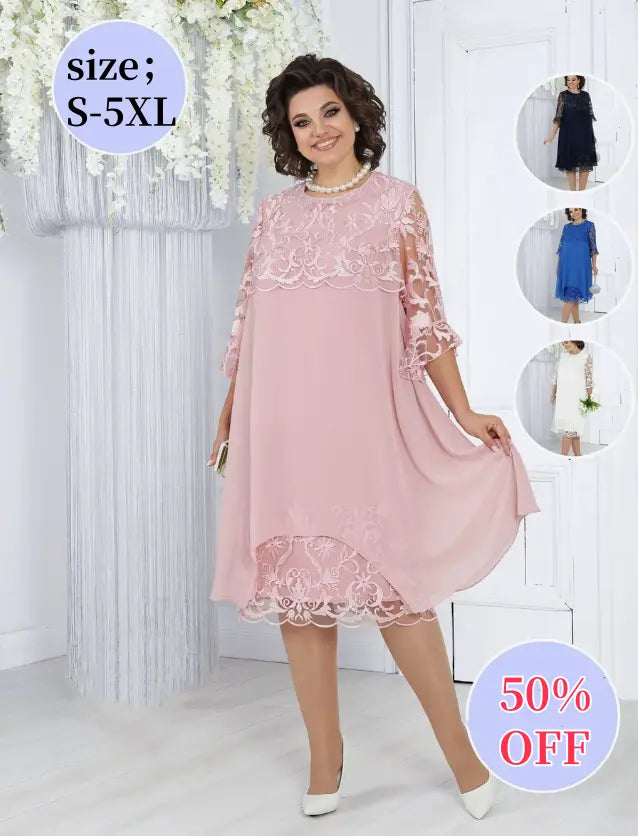 😍💥💥【Cumpără 1, primești 1 gratuit】💕【S-5XL】Rochie de înaltă calitate, confortabilă și la modă