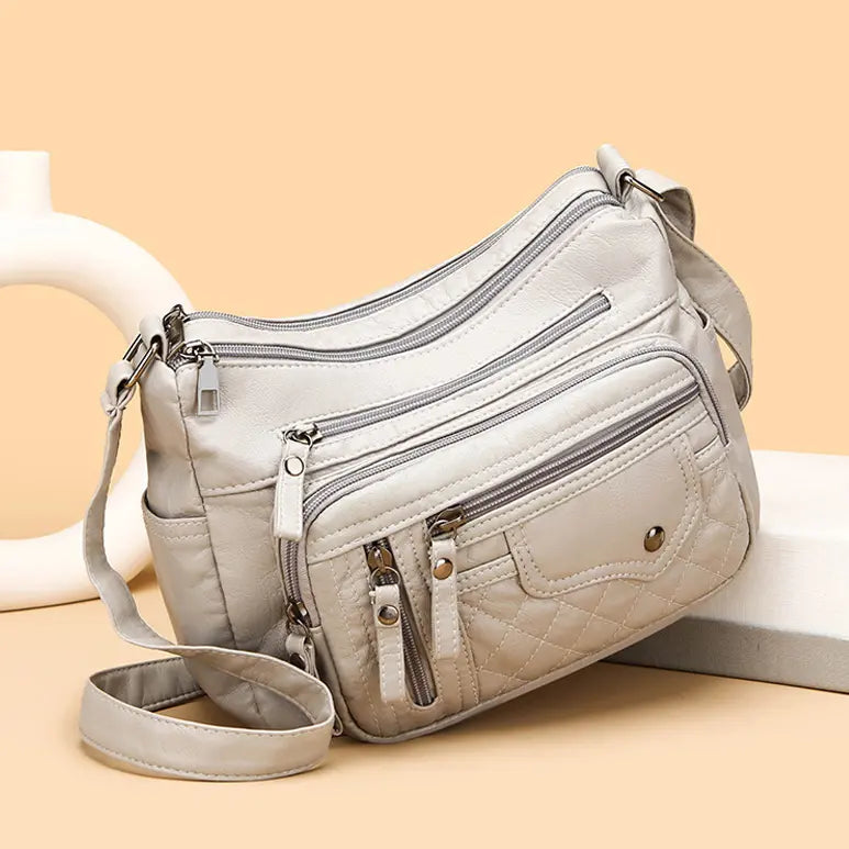 💥👜【Cumpără 1 primești 1 gratis】👜2024 noua geantă de umăr/geantă crossbody din piele moale de mare capacitate