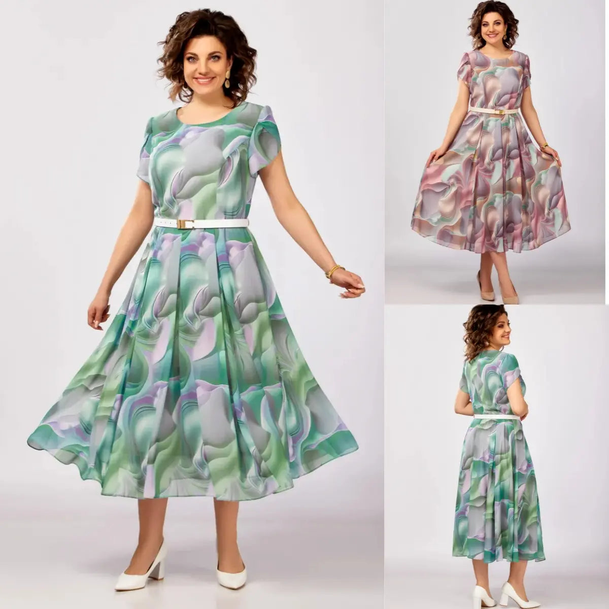 🔥🥰【S-5XL】Rochie nouă și elegantă din șifon de înaltă calitate
