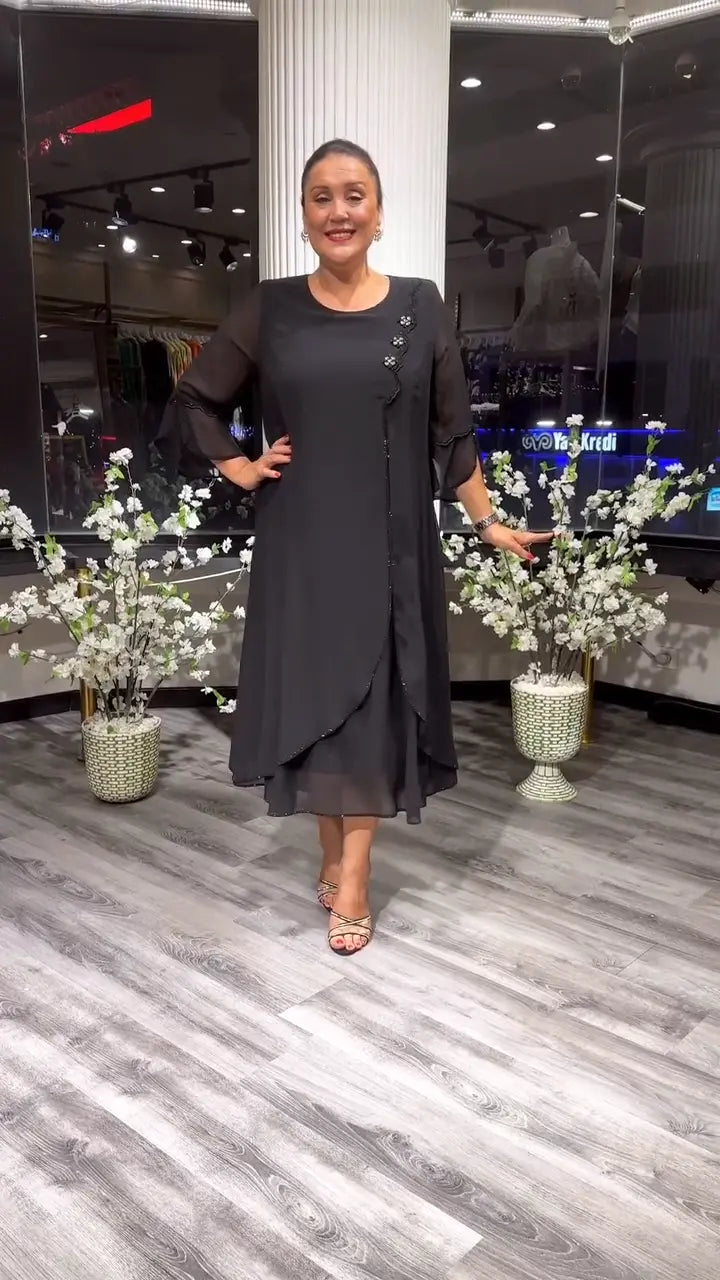 【Cumpără 1 primești 1 gratis】【S-5XL】 ❤️2026 Noi rochii de înaltă calitate din sifon de înaltă calitate