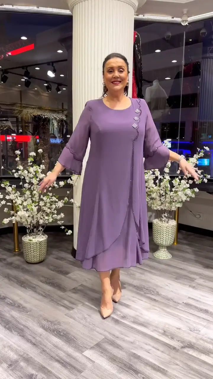 【Cumpără 1 primești 1 gratis】【S-5XL】 ❤️2026 Noi rochii de înaltă calitate din sifon de înaltă calitate