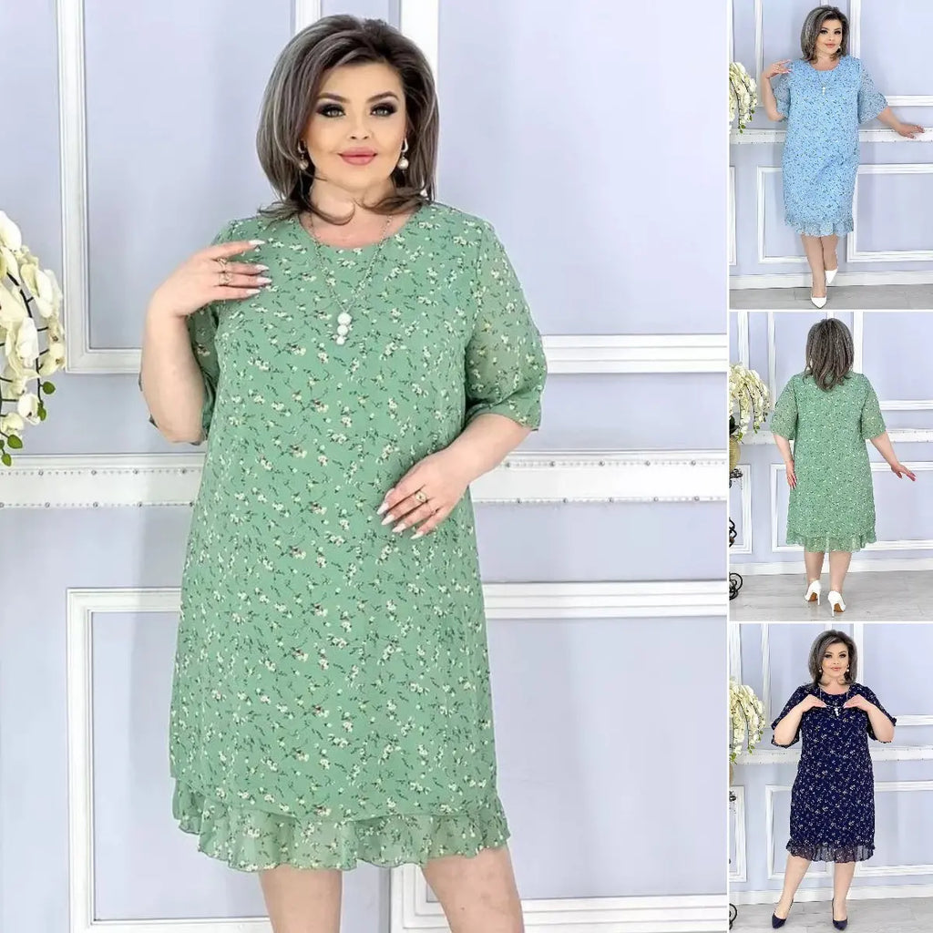 💥【Cumpără unul, primești unul gratuit】💕【S-5XL】Rochie elegantă de înaltă calitate