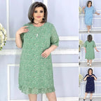 💥【Cumpără unul, primești unul gratuit】💕【S-5XL】Rochie elegantă de înaltă calitate