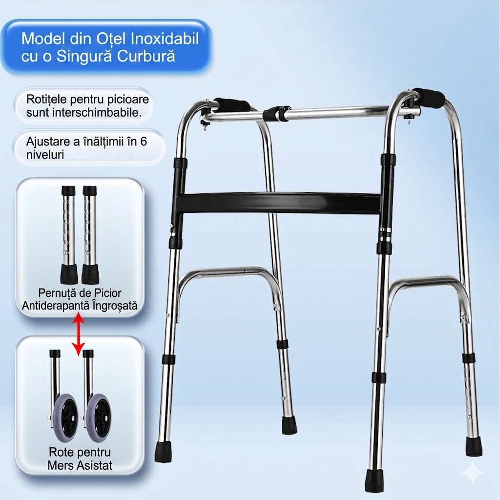 Cadru de Mers Premium: Stabilitate și Siguranță la Fiecare Pas