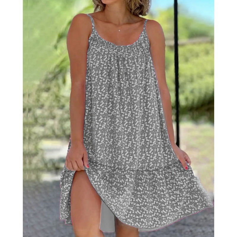 【S-5XL】 2024 Noua rochie mare penduit cu suspensie florală plus-size