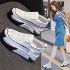 Pantofi Casual Piele cu Platformă 7cm