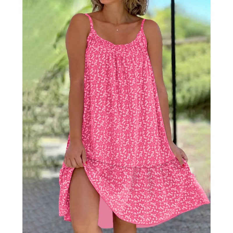 【S-5XL】 2024 Noua rochie mare penduit cu suspensie florală plus-size