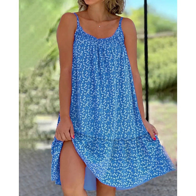 【S-5XL】 2024 Noua rochie mare penduit cu suspensie florală plus-size