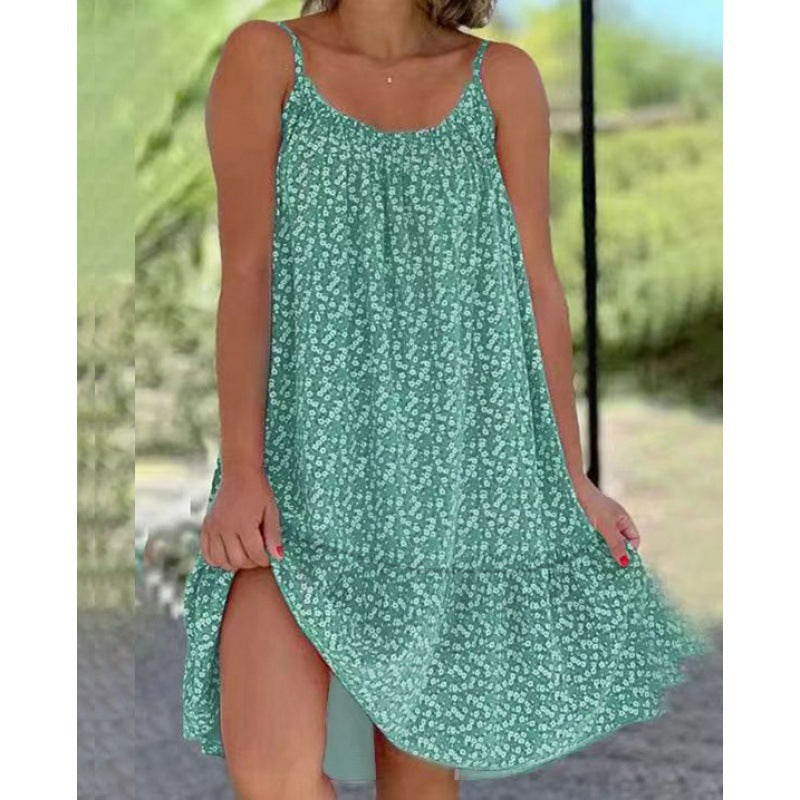 【S-5XL】 2024 Noua rochie mare penduit cu suspensie florală plus-size