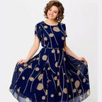 💥Reducere 49%💥【Cumpără 1 Primești 1 Gratuit】💕 2026 Rochie elegantă cu imprimeu floral (bucată individuală 109 lei)