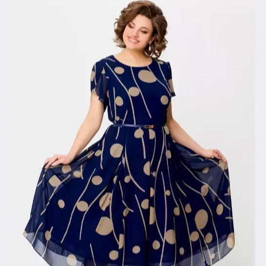 【S-5XL】2024 Rochie elegantă imprimată