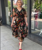 [S-3XL] -2024 Rochie New Western Pattern