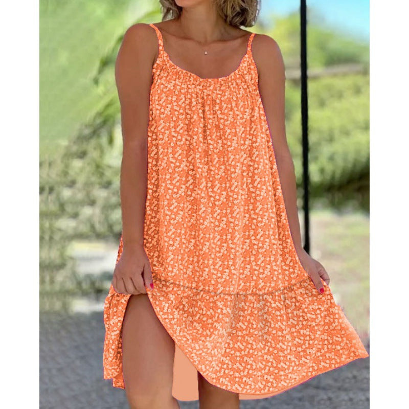 【S-5XL】 2024 Noua rochie mare penduit cu suspensie florală plus-size