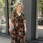 [S-3XL] -2024 Rochie New Western Pattern